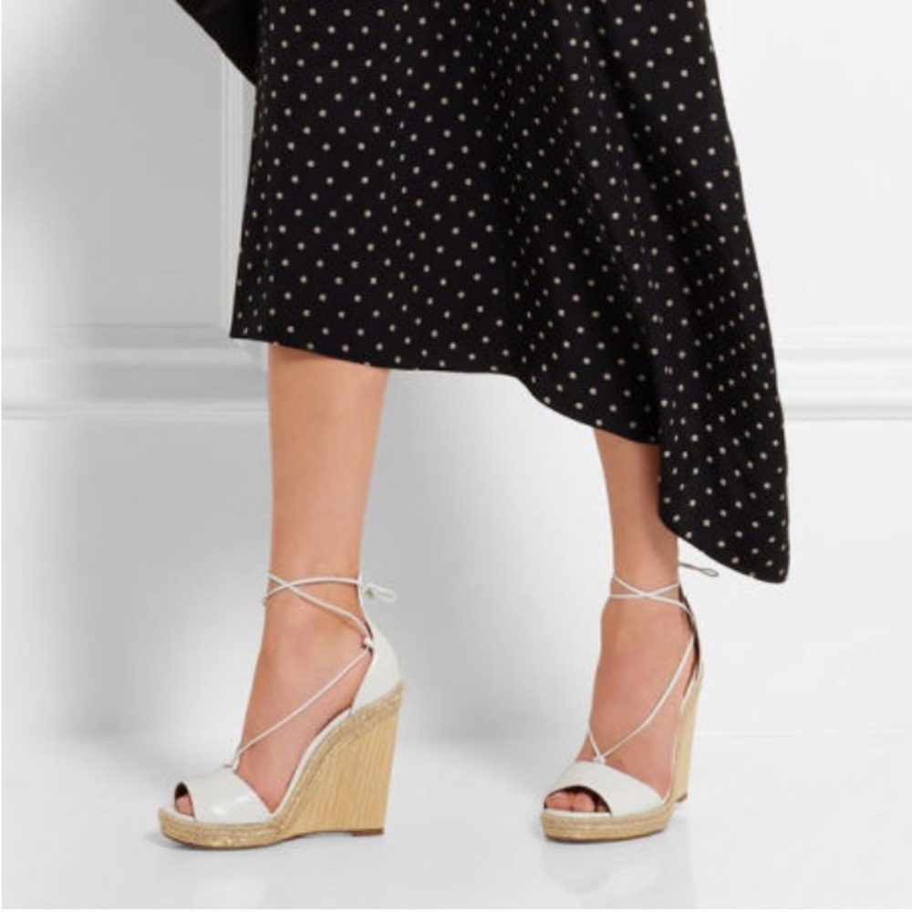 Aquazzura white Espadrille Wedge Sandals - Picture 14 of 15
